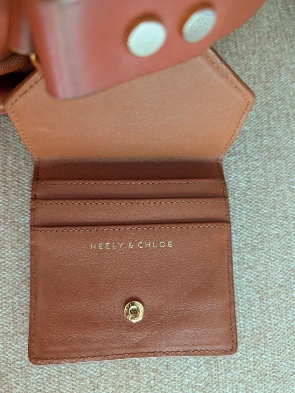 Neely & Chloe Brown Leather Backpack — $180